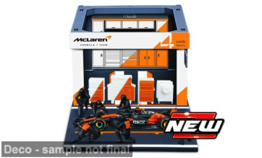 Diecast model cars McLaren F1 Base MCL39 formula 1 2025 Team #4 L.Norris Bburago 1/43 Burago