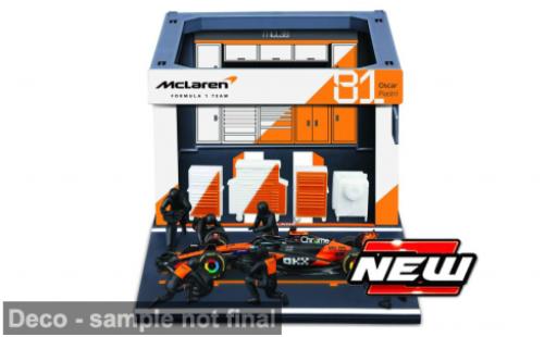 Diecast model cars McLaren F1 Base MCL39 formula 1 2025 Team #81 O.Piastri Bburago 1/43 Burago
