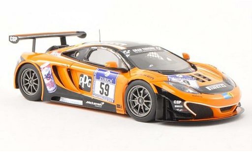 McLaren MP4-12C GT3 1/43 Minichamps No.59 Dorr Motorsport 24h Nurburgring 2012 /Moser diecast model cars