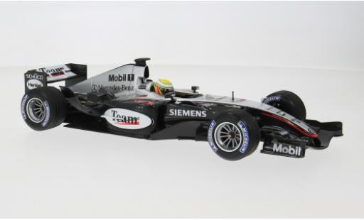 Diecast model cars Mercedes CLA 2004 McLaren MP4/19 formula 1 Silverstone 2004 West McLaren L.Hamilton 1/18 Minichamps