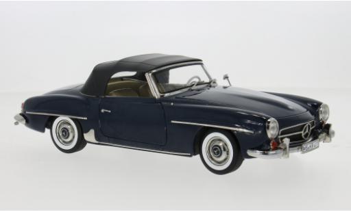 Diecast model cars Mercedes 190 Base SL blue 1957 1/18 Norev