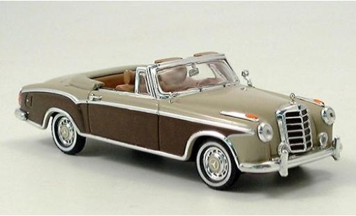 Diecast model cars Mercedes 220 Base SE Convertiblel beige 1/43 Vitesse