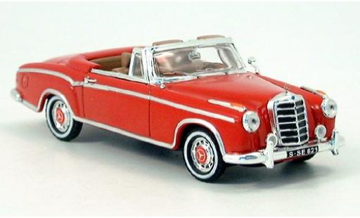 Diecast model cars Mercedes 220 Base SE Convertiblel red 1/43 Vitesse