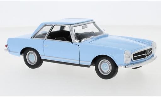 Diecast model cars Mercedes 230 Base SL (W113) blue 1/24 Welly