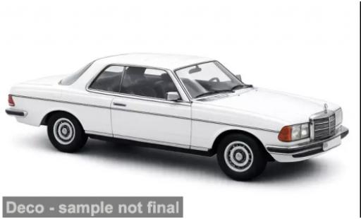 Diecast model cars Mercedes 280 Coupe CE white 1980 1/18 Norev