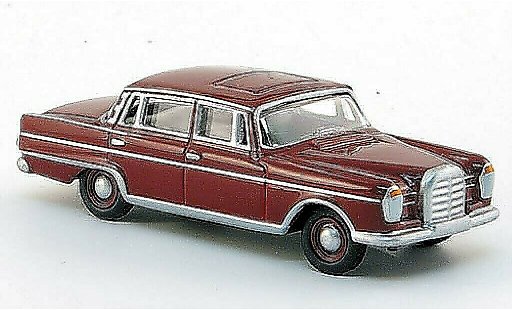 Mercedes 300 Base 1/87 Bub Heckflosse red diecast model cars