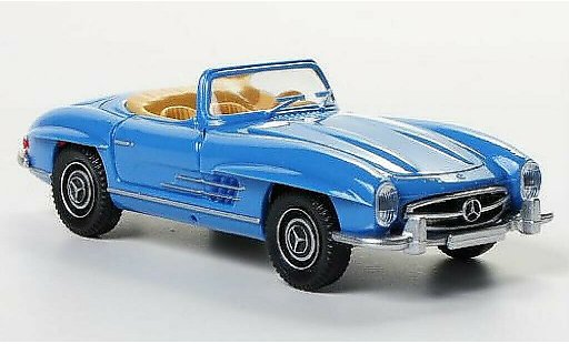 Mercedes 300 Roadster 1/87 Wiking blue diecast model cars