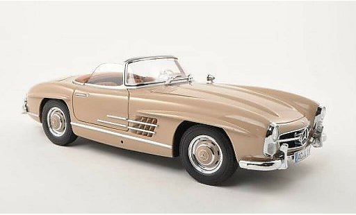 Mercedes 300 Roadster 1/18 Minichamps (W198 II) beige 1957 diecast model cars