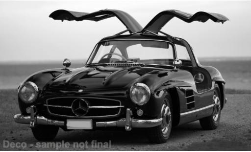 Diecast model cars Mercedes 300 Base SL (W198) black 1955 1/18 I Norev