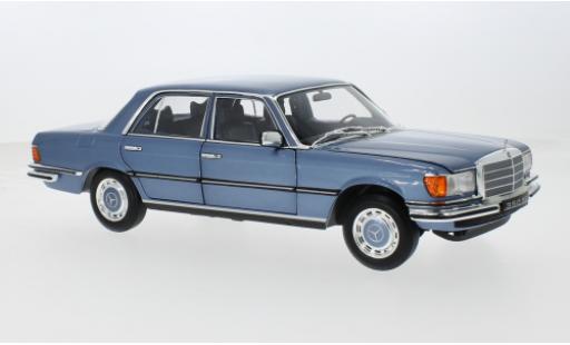 Diecast model cars Mercedes 350 Base SE (W116) blue 1973 1/18 Norev