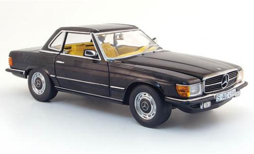 Diecast model cars Mercedes 350 Base SL (R 107) black 1/18 Sun Star