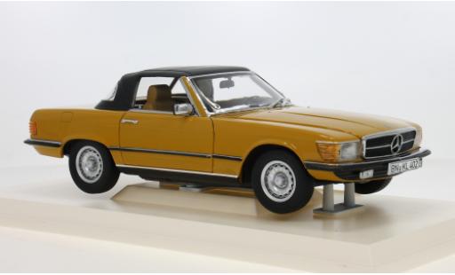 Diecast model cars Mercedes 450 Base SL orange 1975 1/18 Norev