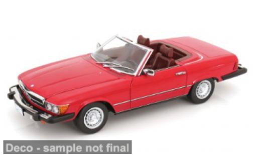 Diecast model cars Mercedes 450 Base SL (R 107) red/red 1979 1/12 KK Scale