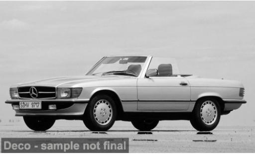 Diecast model cars Mercedes 450 Base SL (R 107) silver 1985 1/18 I Norev