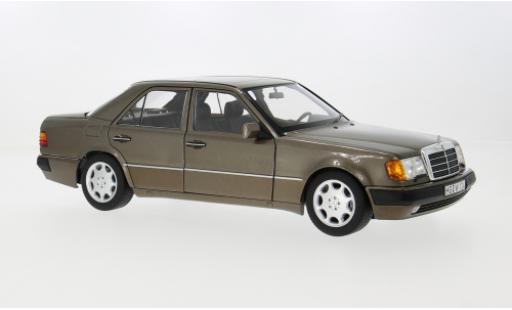 Diecast model cars Mercedes 500 Base E brown 1990 1/18 Norev