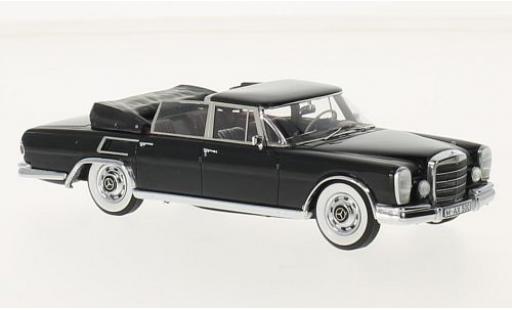 Diecast model cars Mercedes 600 Base (W100) Lan black 1/43 Matrix