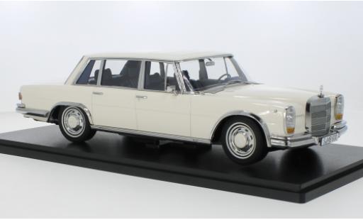 Diecast model cars Mercedes 600 Base (W100) white 1/18 KK Scale