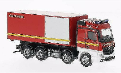 Mercedes Actros Base 1/87 Herpa 11 Fire brigade Abrollcontainer-LKW diecast model cars