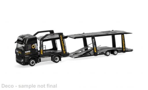 Diecast model cars Mercedes Actros Base 18 L Raven Logistic 1/87 Herpa