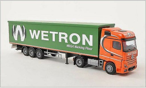 Mercedes Actros Bigspace 1/87 AWM 2 /Aerop. Wetron Schubb.-SZ diecast model cars