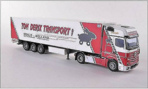 Mercedes Actros Gigaspace 1/87 AWM 2 Giga./Aerop. Kuhl-KSZ Ton Derix diecast model cars