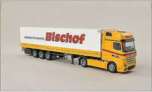 Mercedes Actros Gigaspace 1/87 AWM 2 Gigaliner Bischof (AT) Kuhltrunk-SZ diecast model cars