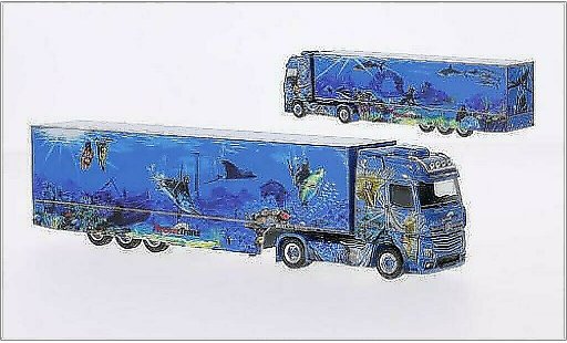 Mercedes Actros Bigspace 1/87 Herpa Fischer-Trans diecast model cars