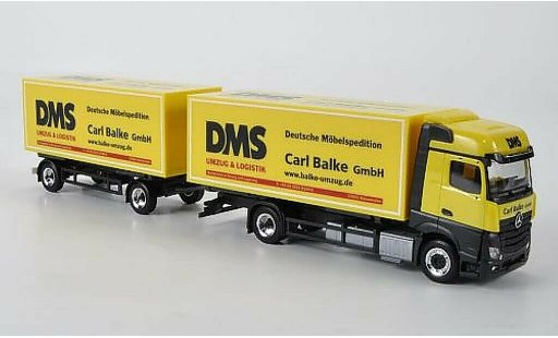 Mercedes Actros Bigspace 1/87 Herpa DMS - Carl Balke Wechseltrunk-HZ 2011 diecast model cars