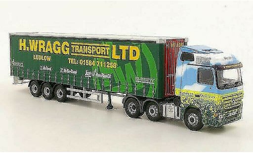 Mercedes Actros Base 1/50 Corgi Eco H.Wragg Transport LTD Gardinenplanen-SZ diecast model cars