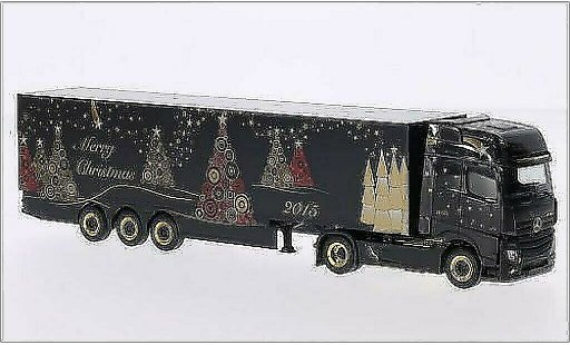 Mercedes Actros Gigaspace 1/87 Herpa Frohe Weihnachten diecast model cars