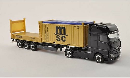 Mercedes Actros Gigaspace 1/87 Herpa MSC Container-SZ 2011 diecast model cars