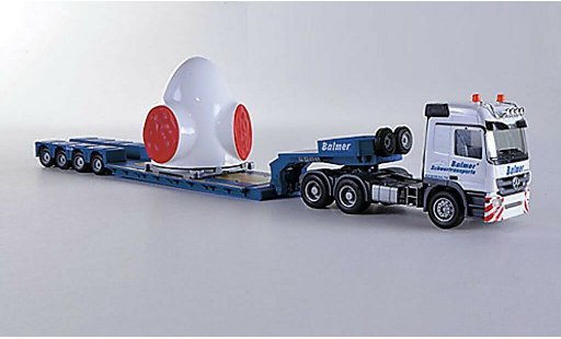 Mercedes Actros Base 1/87 Herpa L 02 Balmer Tieflade-SZ with Nabe diecast model cars