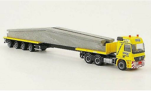 Mercedes Actros Base 1/87 Herpa L 02 Teletrailer-Sattelzug Eisele diecast model cars
