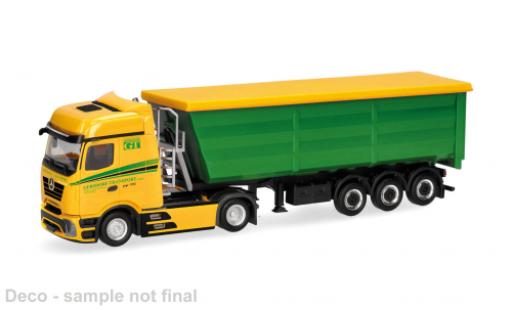 Diecast model cars Mercedes Actros Base L ProCabin Gersdorf Transport 1/87 Herpa