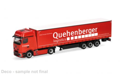 Diecast model cars Mercedes Actros Base L ProCabin Quehenberger (A) 1/87 Herpa
