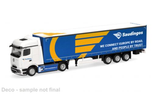 Diecast model cars Mercedes Actros Base L ProCabin Saudingo (LT) 1/87 Herpa