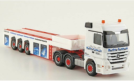 Mercedes Actros Base 1/87 Herpa LH 08 Hausmann Betonfertigteiletransporter diecast model cars