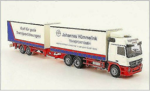 Mercedes Actros Base 1/87 AWM MP3 L Hummelink Jumbo-KHZ diecast model cars