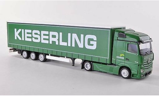 Mercedes Actros Streamspace 1/87 Herpa 2.5 Kieserling Lowlinerplanen-SZ diecast model cars