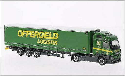 Mercedes Actros Streamspace 1/87 Herpa Offergeld Gardinenplanen-SZ diecast model cars