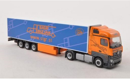 Mercedes Actros Streamspace 1/87 Herpa Sigr Bizjak (SI) Kuhltrunk-SZ diecast model cars