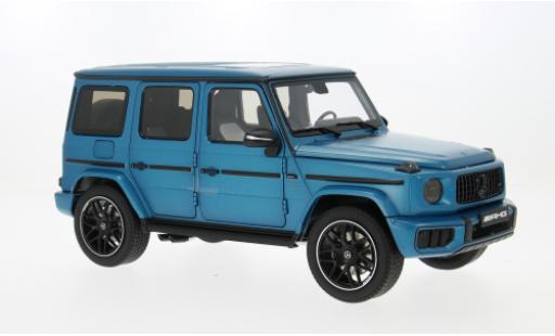 Diecast model cars Mercedes Classe G AMG G 63 (W465) blue 2024 1/18 I Norev