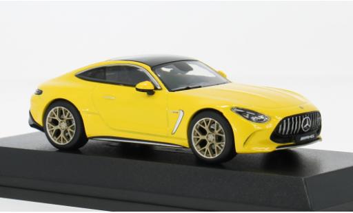 Diecast model cars Mercedes AMG GT Base 63 4Matic yellow 2023 1/43 iScale