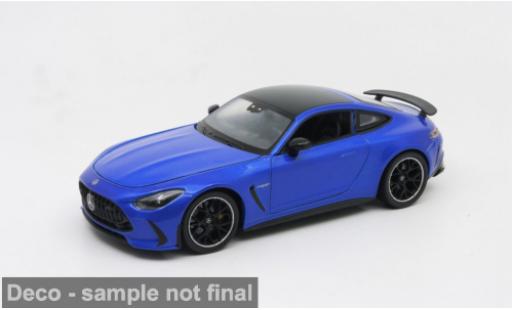 Diecast model cars Mercedes AMG GT Base blue/black 1/24 Welly