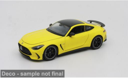 Diecast model cars Mercedes AMG GT Base yellow/black 1/24 Welly