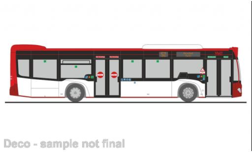 Diecast model cars Mercedes Citaro Base 15 MVG L&Atilde;&frac14;den 1/87 Rietze