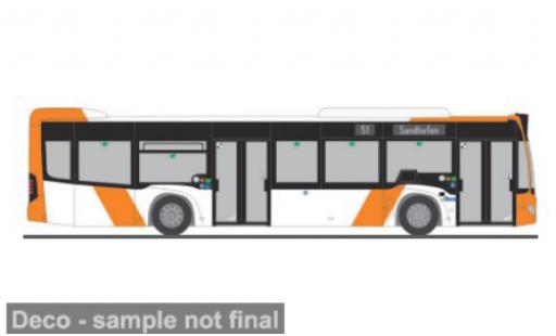 Diecast model cars Mercedes Citaro Base 2015 V-Bus Lampertheim 1/87 Rietze