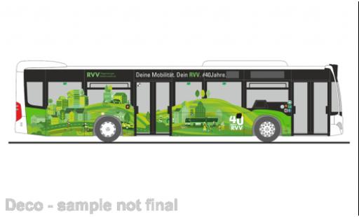 Diecast model cars Mercedes Citaro Base 40 Jahre 1/87 Rietze
