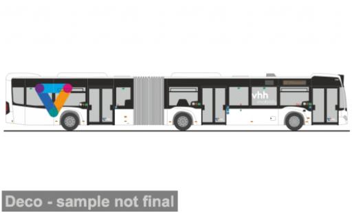 Diecast model cars Mercedes Citaro G 2012 VHH Mobility 1/87 Rietze