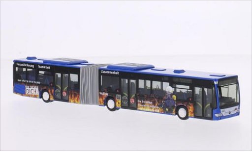 Mercedes Citaro G 1/87 Rietze E4 Stadtwerke Heilbronn - FW Heilbronn diecast model cars